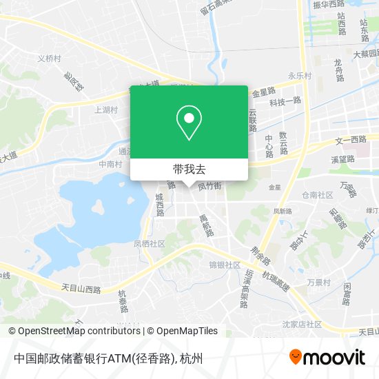 中国邮政储蓄银行ATM(径香路)地图