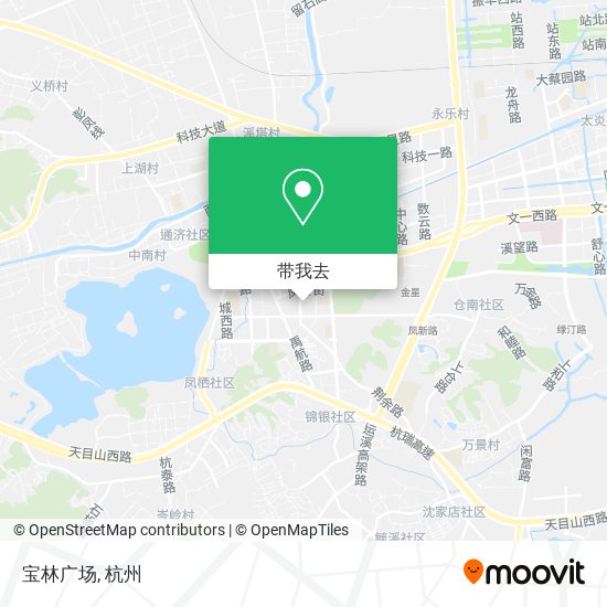 宝林广场地图