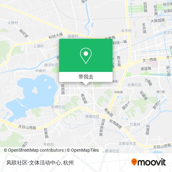 凤联社区-文体活动中心地图
