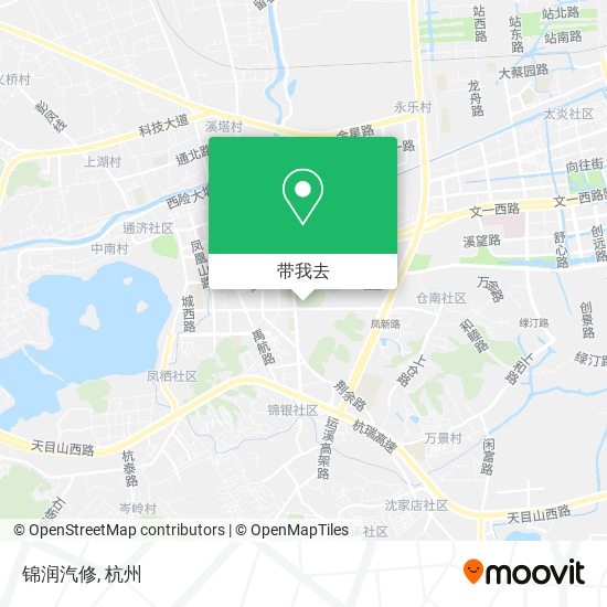 锦润汽修地图