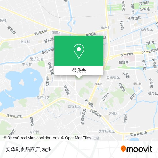 安华副食品商店地图
