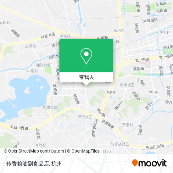 传香粮油副食品店地图