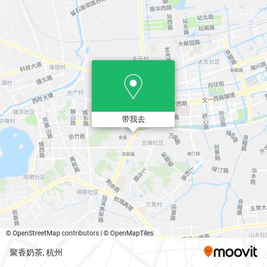 聚香奶茶地图