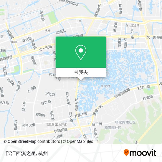 滨江西溪之星地图