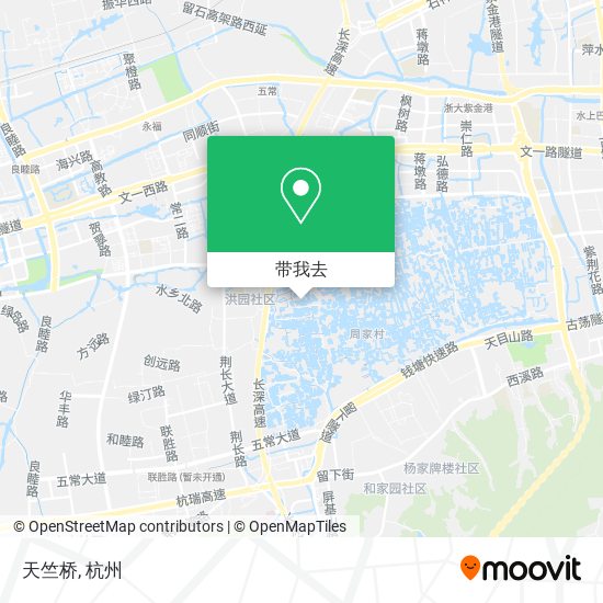 天竺桥地图