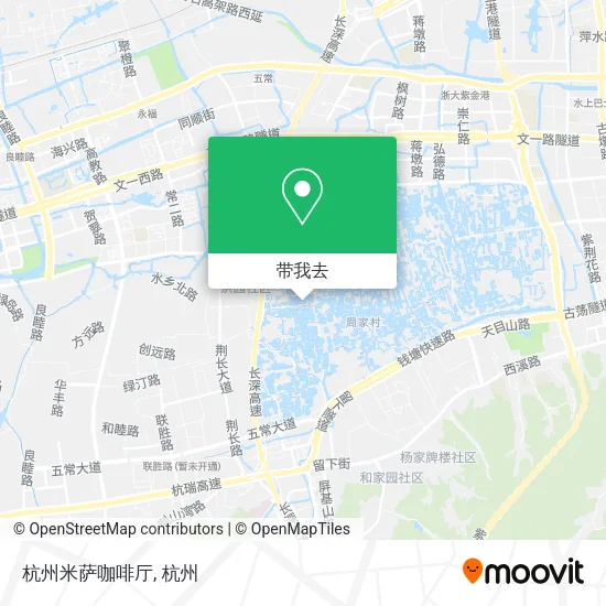 杭州米萨咖啡厅地图