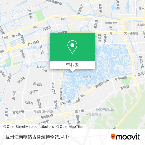 杭州江南明清古建筑博物馆地图