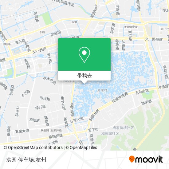洪园-停车场地图