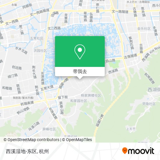 西溪湿地-东区地图