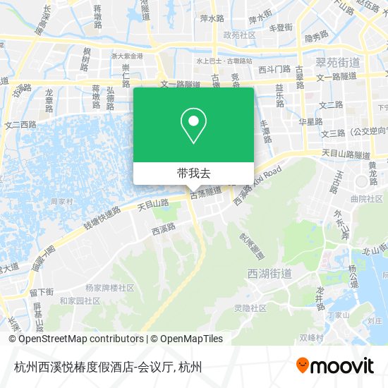 杭州西溪悦椿度假酒店-会议厅地图