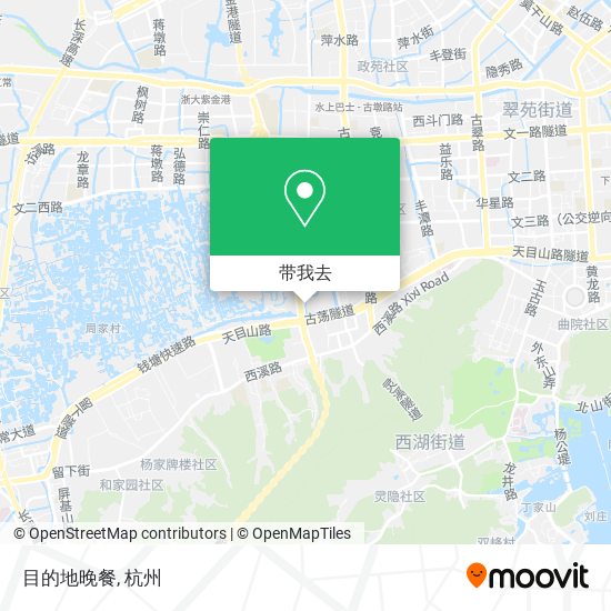 目的地晚餐地图