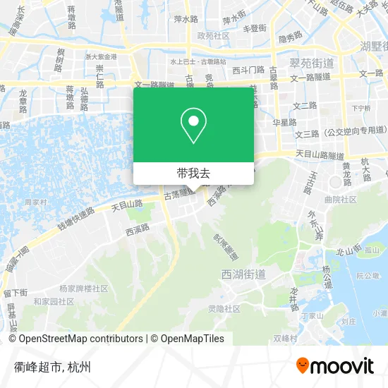 衢峰超市地图