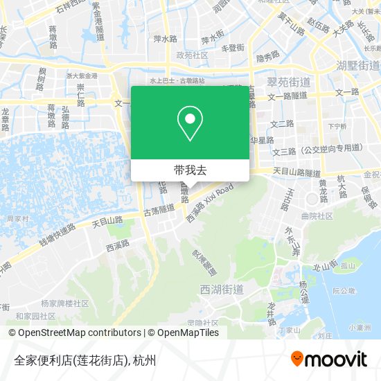 全家便利店(莲花街店)地图