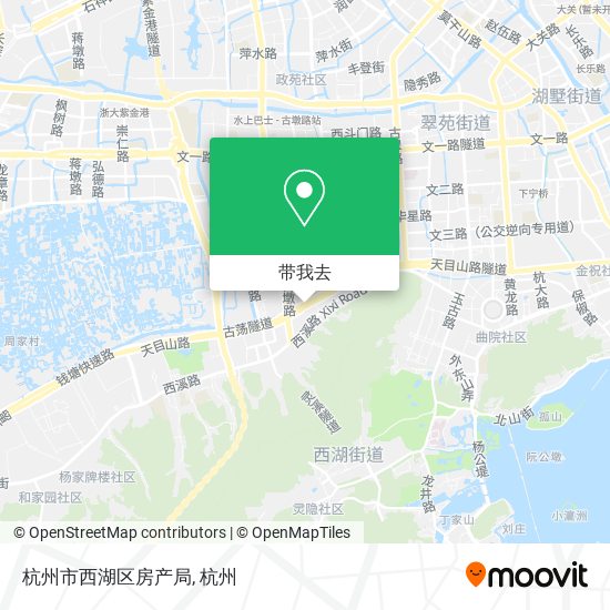 杭州市西湖区房产局地图