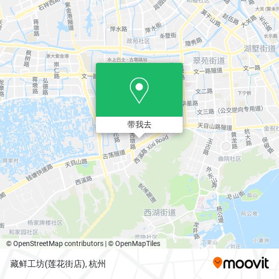 藏鲜工坊(莲花街店)地图
