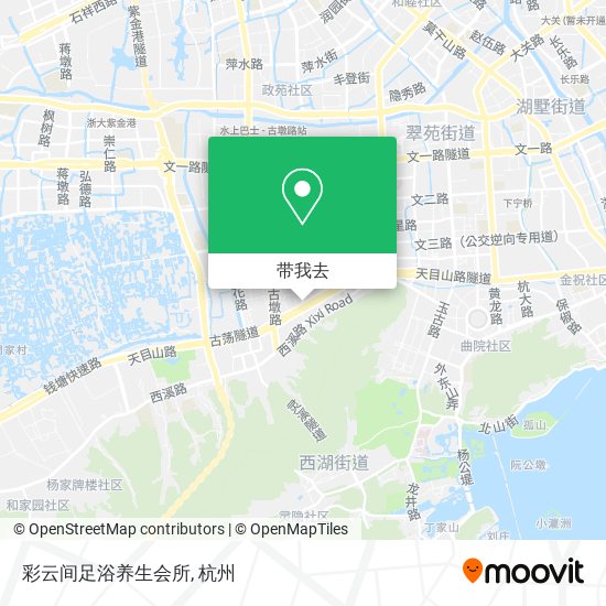 彩云间足浴养生会所地图