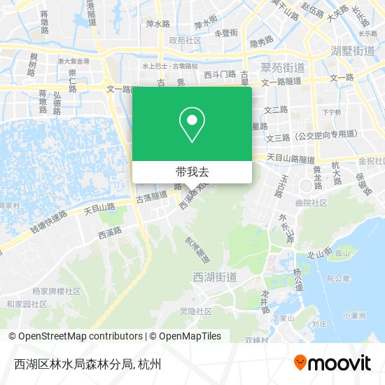 西湖区林水局森林分局地图