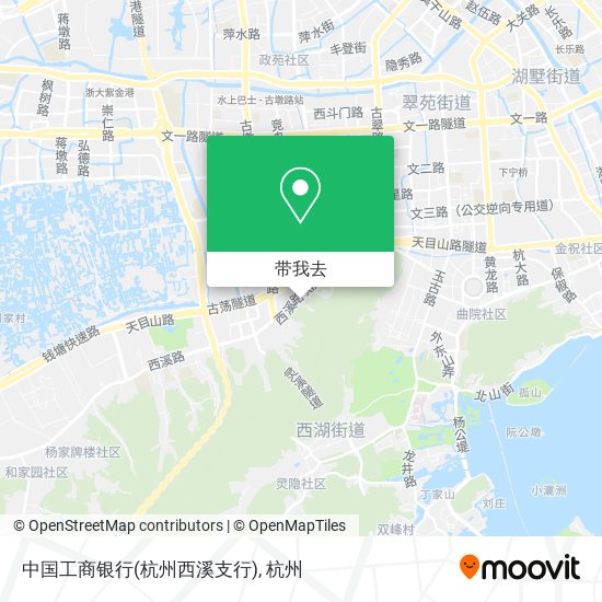 中国工商银行(杭州西溪支行)地图