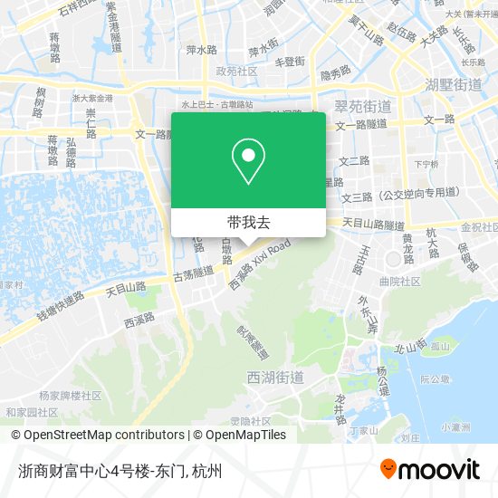 浙商财富中心4号楼-东门地图