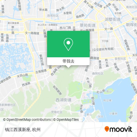 钱江西溪新座地图