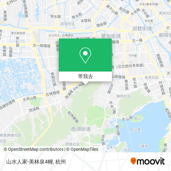 山水人家-美林泉4幢地图