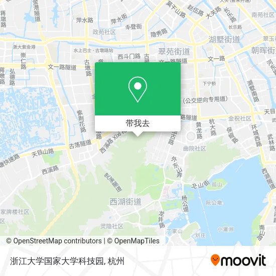 浙江大学国家大学科技园地图
