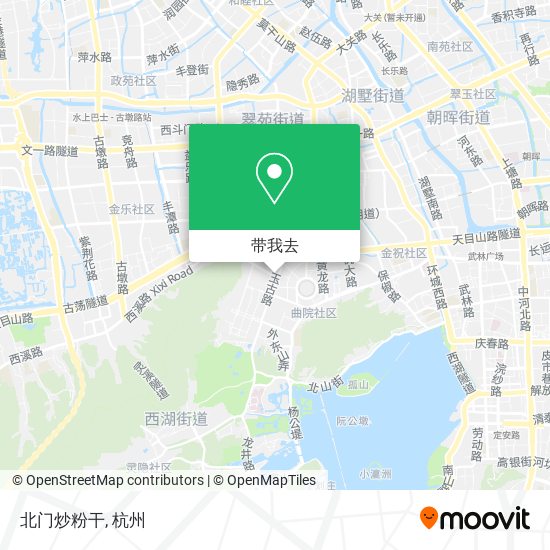 北门炒粉干地图