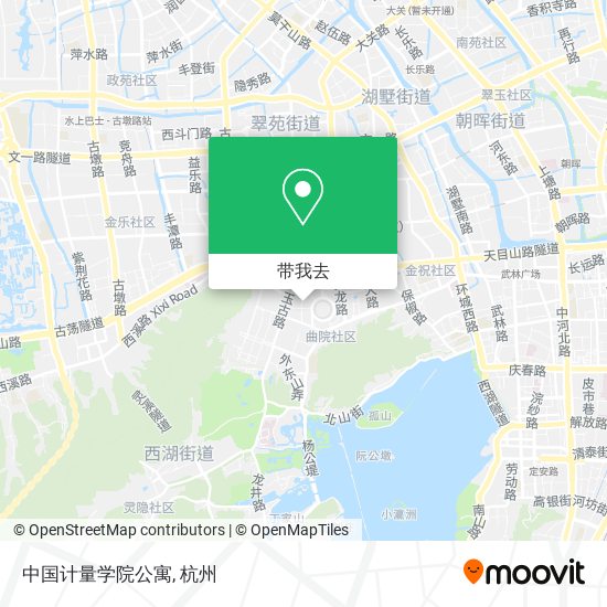 中国计量学院公寓地图