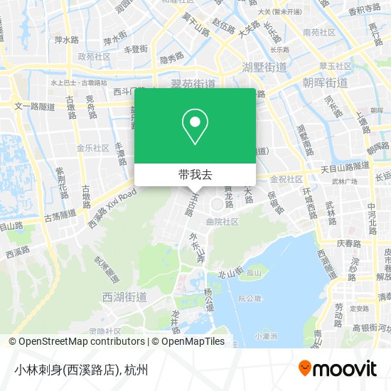 小林刺身(西溪路店)地图