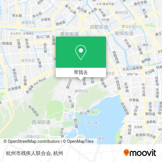 杭州市残疾人联合会地图