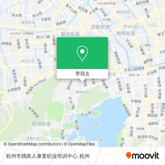 杭州市残疾人康复职业培训中心地图