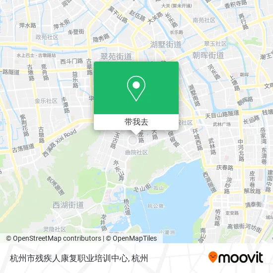 杭州市残疾人康复职业培训中心地图