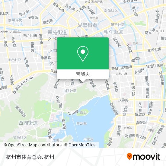 杭州市体育总会地图