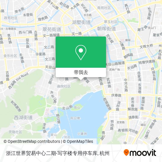 浙江世界贸易中心二期-写字楼专用停车库地图
