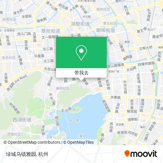 绿城乌镇雅园地图
