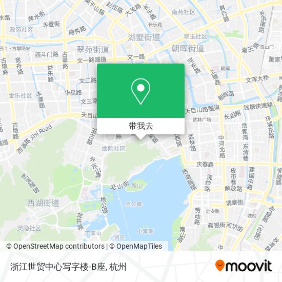 浙江世贸中心写字楼-B座地图