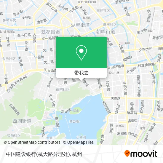 中国建设银行(杭大路分理处)地图