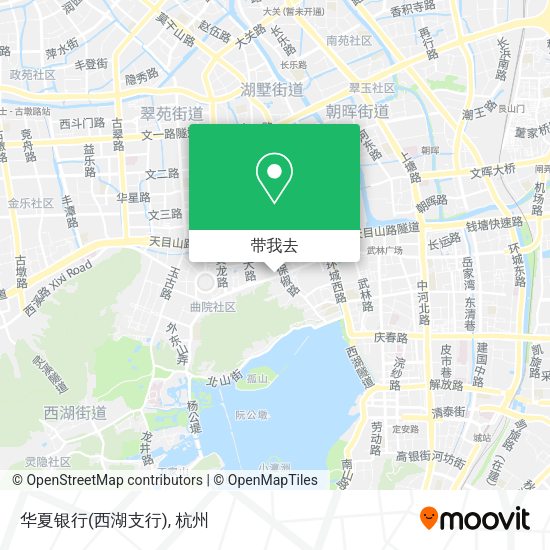 华夏银行(西湖支行)地图
