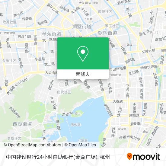 中国建设银行24小时自助银行(金鼎广场)地图