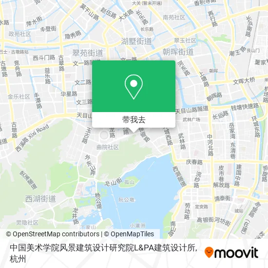 中国美术学院风景建筑设计研究院L&PA建筑设计所地图