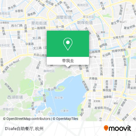 D'cafe自助餐厅地图