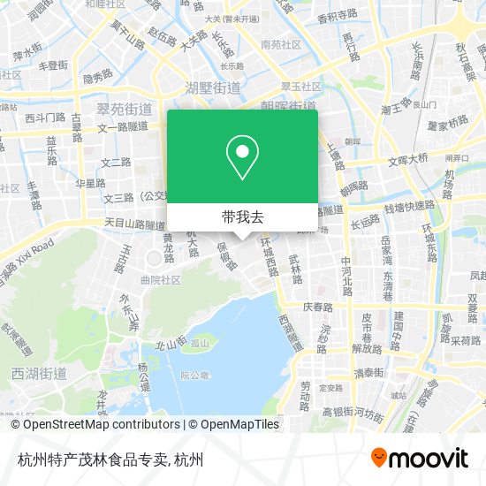 杭州特产茂林食品专卖地图