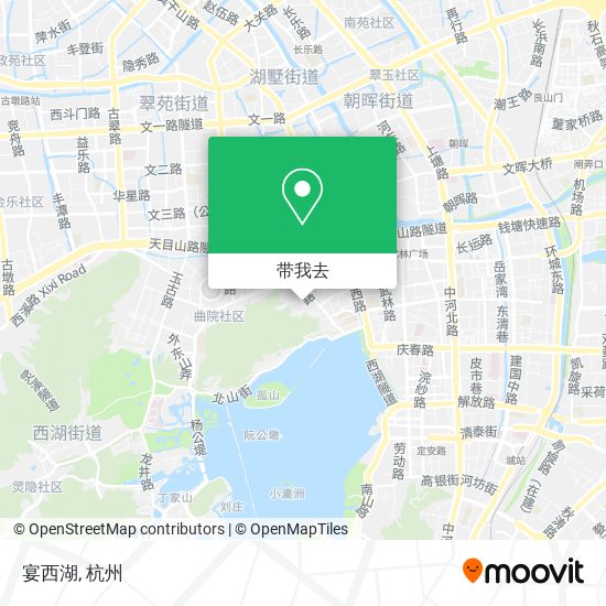 宴西湖地图