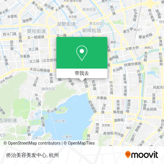 侨治美容美发中心地图