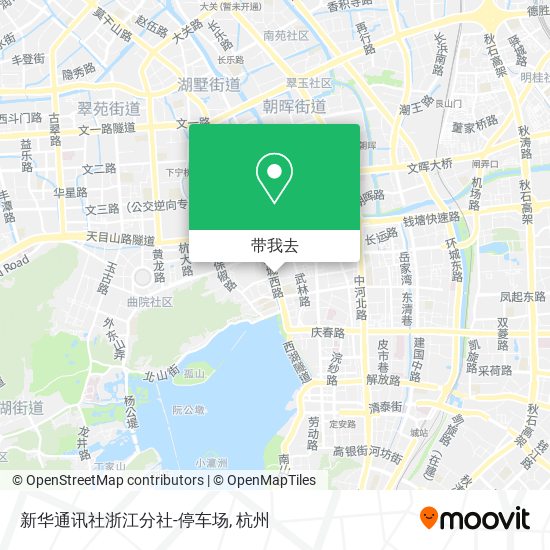 新华通讯社浙江分社-停车场地图