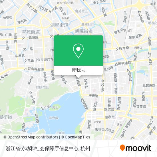 浙江省劳动和社会保障厅信息中心地图