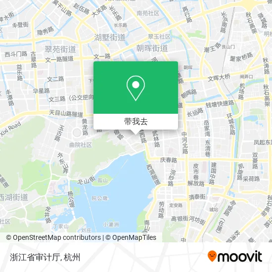 浙江省审计厅地图