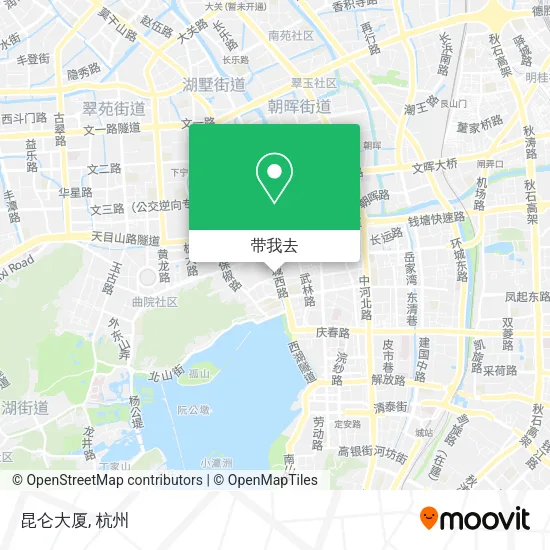昆仑大厦地图