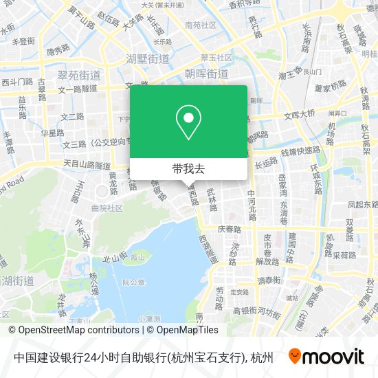中国建设银行24小时自助银行(杭州宝石支行)地图