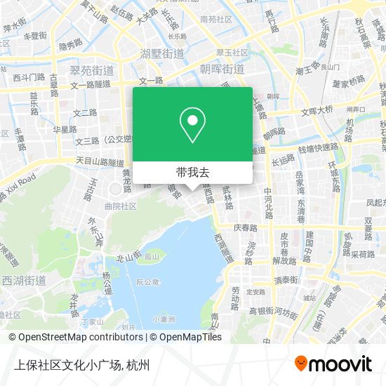 上保社区文化小广场地图